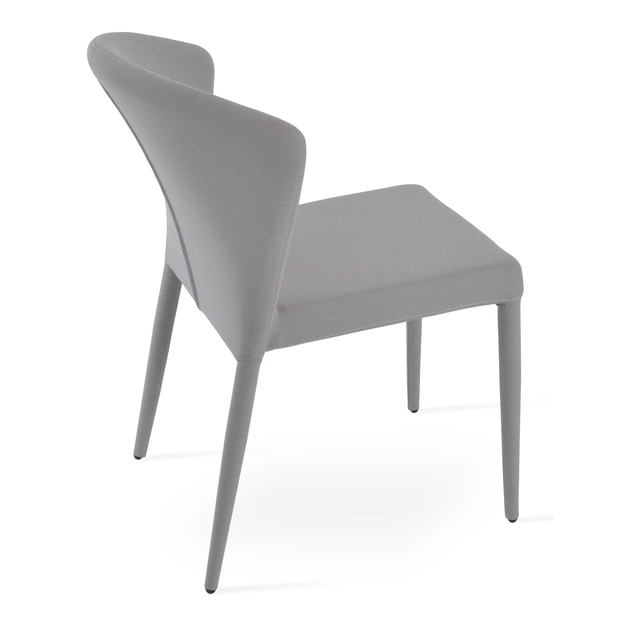 CAPRI CHAIR FULL UPHOLSTERY STACKABLE – CAMIRA ERA FABRIC – LIGHT GREY (CSE11) (1)