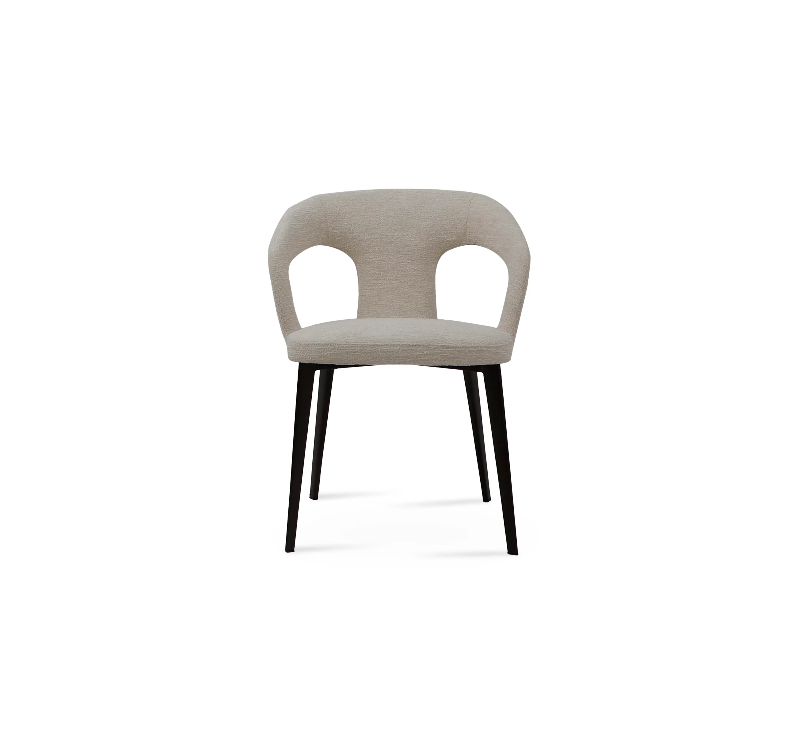 DANIELS DINING CHAIR – VELVET – IVORY (0973.0132)